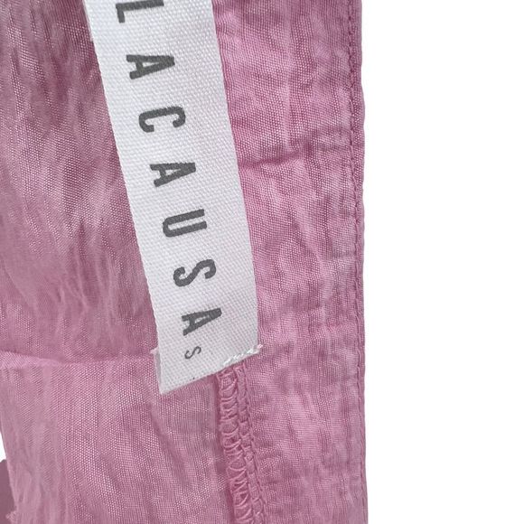 Anthropologie X Lacausa Orange Motif Alma Slip Dress Size Small NWT - Picture 10 of 11